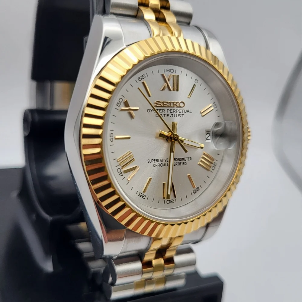 New Seiko Mod 36mm Automatic Watch